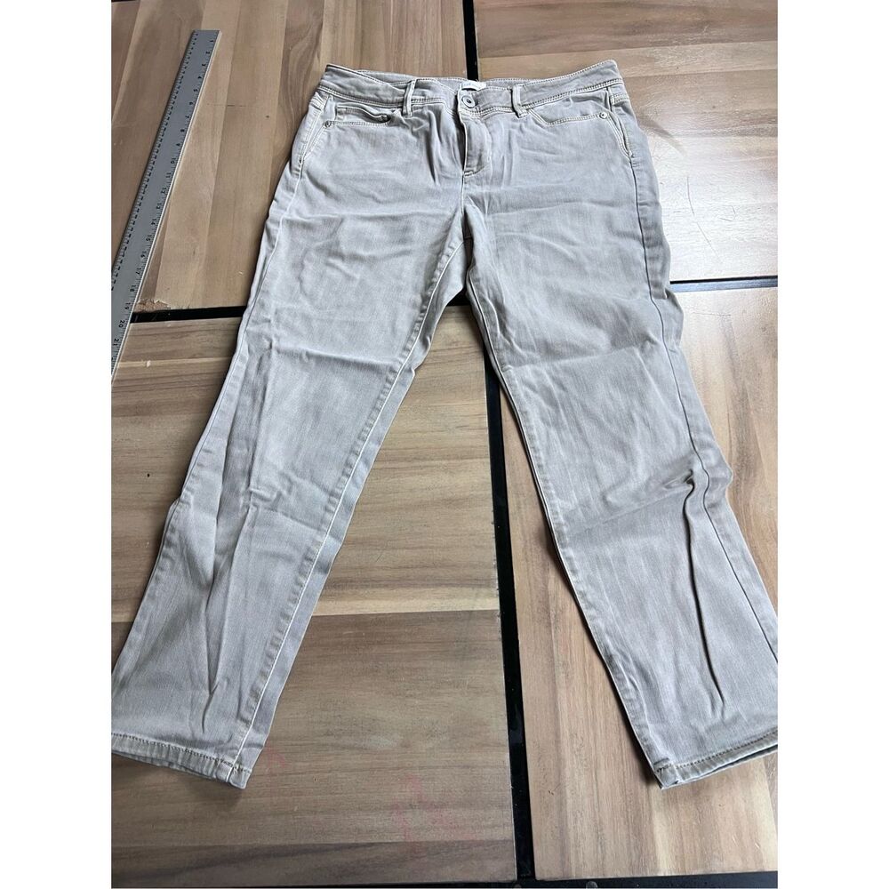 J. Jill Women's tan jeans, authentic fit  Size 10
